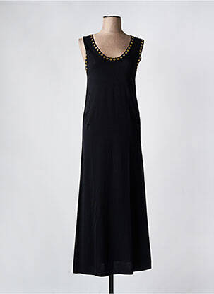 Robe longue sans manche sans manche noir LOLA CASADEMUNT femme