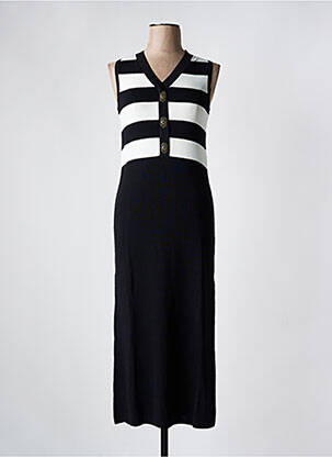 Robe longue sans manche sans manche noir LOLA CASADEMUNT femme
