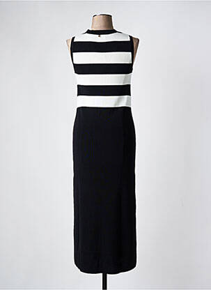 Robe longue sans manche sans manche noir LOLA CASADEMUNT femme
