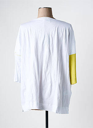 T-shirt manches 3/4 manches 3/4 blanc OZAI N KU femme