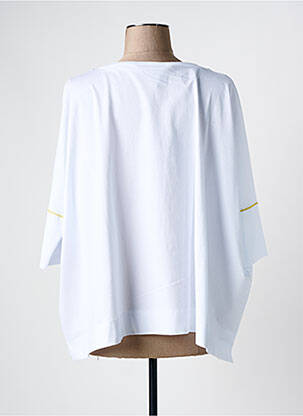 T-shirt manches 3/4 manches 3/4 blanc OZAI N KU femme