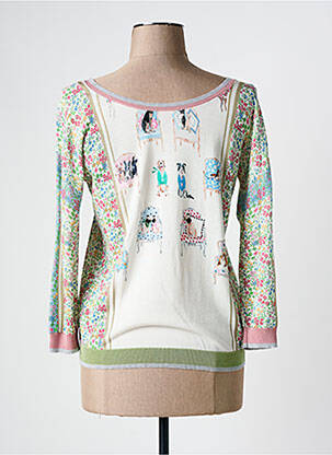 Pull col bateau manches longues vert JEI'S BY LETIZIA DENARO femme