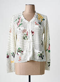 Gilet manches longues stretch beige JEI'S BY LETIZIA DENARO femme