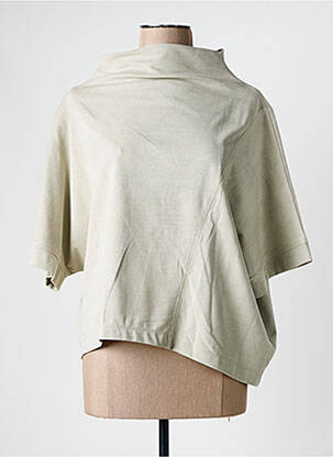 T-shirt manches 3/4 manches 3/4 vert GERSHON BRAM femme