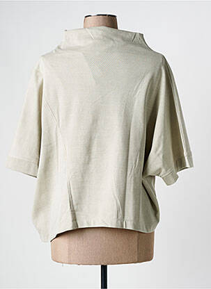 T-shirt manches 3/4 manches 3/4 vert GERSHON BRAM femme