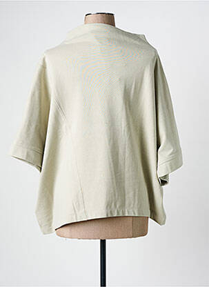 T-shirt stretch manches 3/4 vert GERSHON BRAM femme