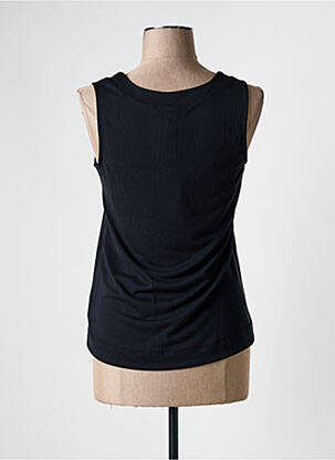 Débardeur stretch sans manche noir SCORZZO femme