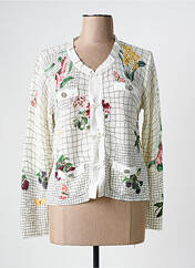 Gilet manches longues beige JEI'S BY LETIZIA DENARO pour femme seconde vue