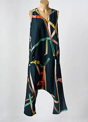 Combi-pantalon noir OZAI N KU pour femme