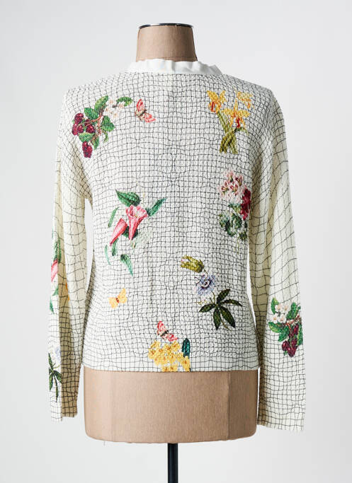 Gilet manches longues beige JEI'S BY LETIZIA DENARO pour femme