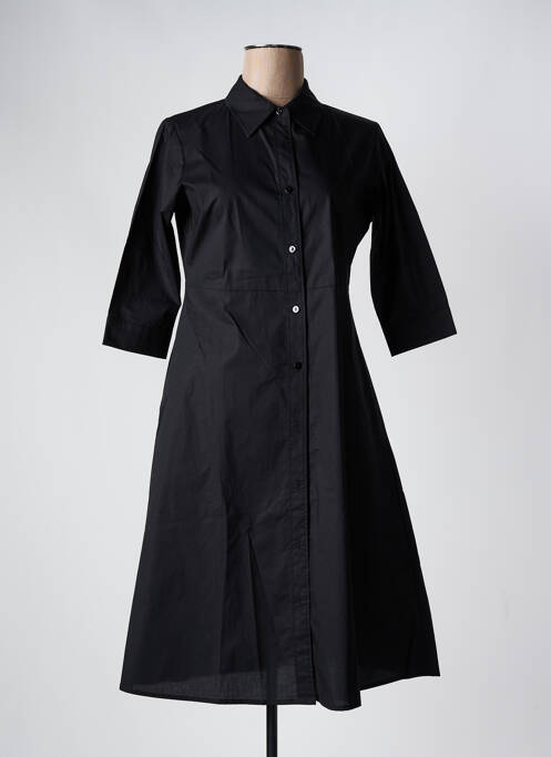 Robe mi-longue noir MAUD & SACHA pour femme