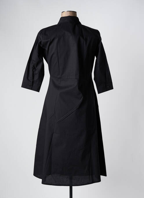 Robe mi-longue noir MAUD & SACHA pour femme