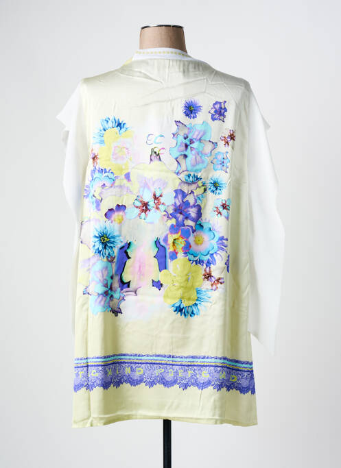 Tunique manches courtes jaune ELISA CAVALETTI pour femme