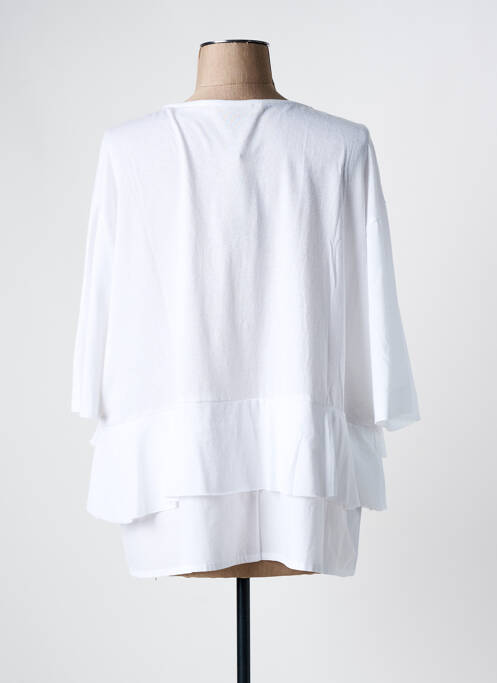 Tunique manches longues blanc ALEMBIKA pour femme