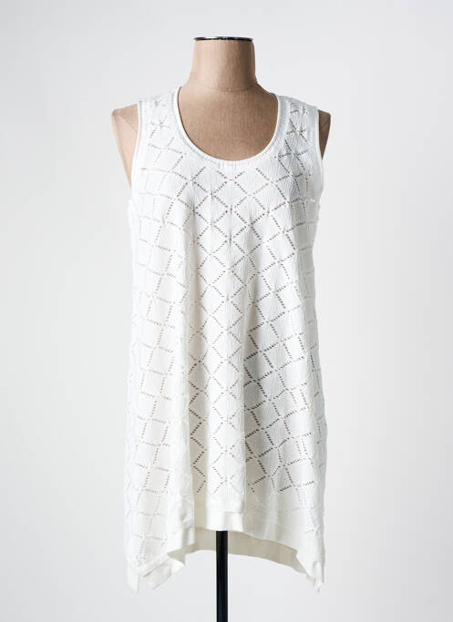 Tunique sans manche blanc BEATE HEYMANN pour femme