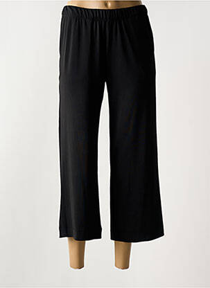 Pantalon 7/8 stretch taille normale noir VANINA femme