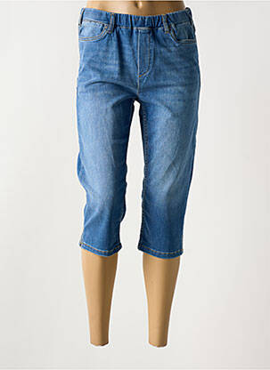 Pantacourt coupe droite taille normale bleu CISO femme