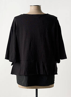 T-shirt coupe droite manches courtes noir URBAN BY ALEMBIKA femme