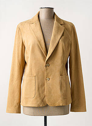 Blazer coupe cintrée marron REVER MILE femme