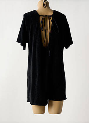Combishort manches courtes manches courtes noir JS MILLENIUM femme