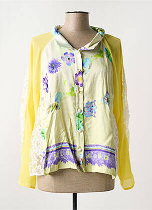 Chemisier jaune ELISA CAVALETTI pour femme