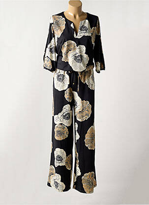 Combi-pantalon noir K-DESIGN pour femme