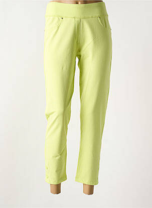 Pantalon 7/8 vert DOLCEZZA pour femme
