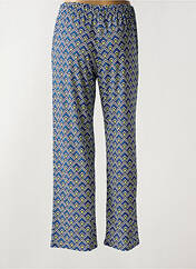 Pantalon droit bleu VANIA pour femme seconde vue