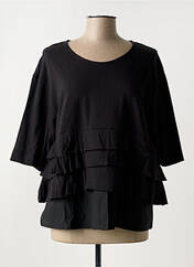 T-shirt noir URBAN BY ALEMBIKA pour femme seconde vue