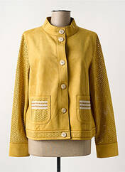 Veste casual jaune REVER MILE pour femme seconde vue