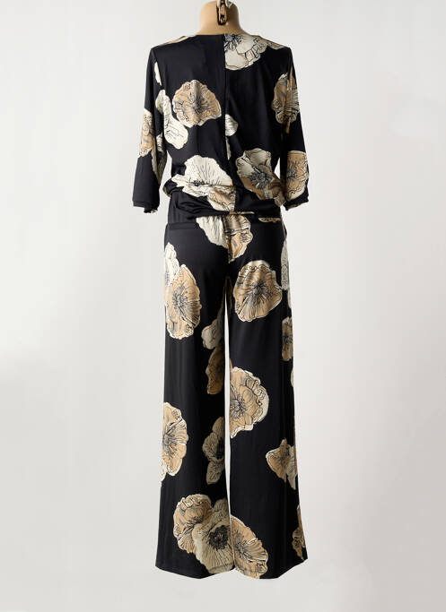 Combi-pantalon noir K-DESIGN pour femme