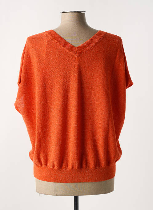 Top orange EVA KAYAN pour femme