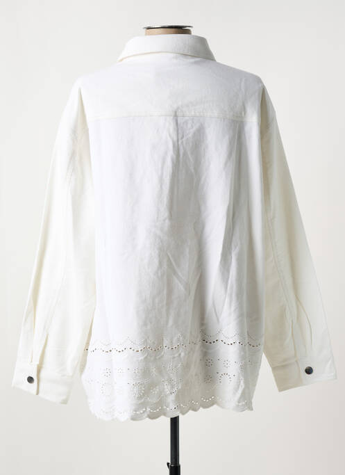 Veste casual blanc CISO pour femme