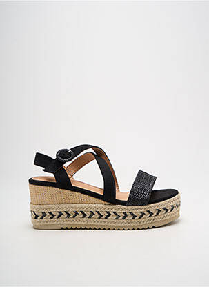 Sandales/nu pieds talon compensé talon de 4 à 6cm noir FINDLAY femme
