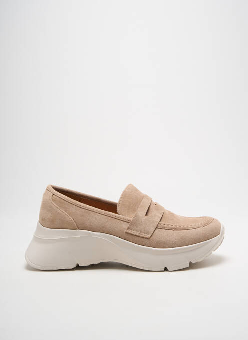 Mocassins beige IDEAL SHOES pour femme
