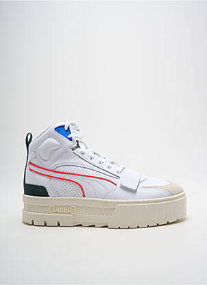 Baskets bout rond bout rond blanc PUMA unisexe