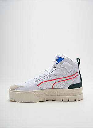 Baskets bout rond bout rond blanc PUMA unisexe