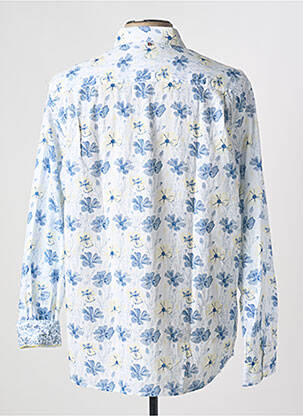 Chemise manches longues imprimé fleurs bleu CAMBRIDGE homme