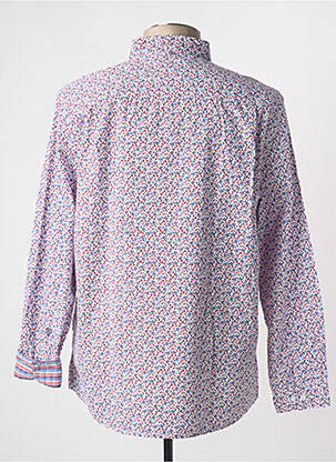 Chemise manches longues coupe droite rouge CAMBRIDGE homme