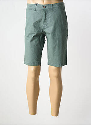 Bermuda taille à pinces taille normale vert CAMBRIDGE homme
