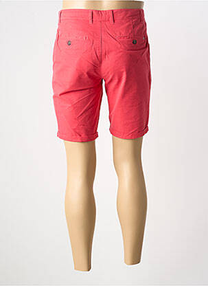 Bermuda taille à pinces taille normale rouge CAMBRIDGE homme