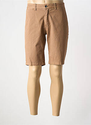 Bermuda stretch taille normale marron CAMBRIDGE homme