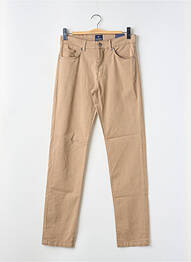 Jeans coupe slim poches taille normale marron CAMBRIDGE homme