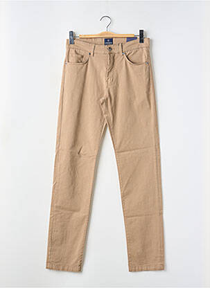Jeans coupe slim poches taille normale marron CAMBRIDGE homme