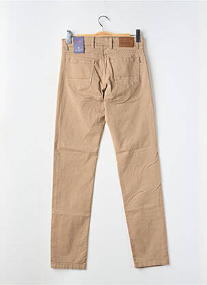 Jeans coupe slim poches taille normale marron CAMBRIDGE homme