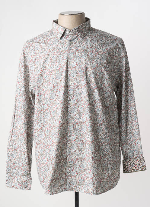 Chemise manches longues coupe droite vert CAMBRIDGE homme