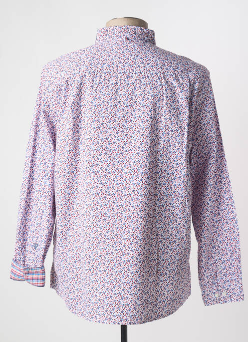 Chemise manches longues coupe droite rouge CAMBRIDGE homme