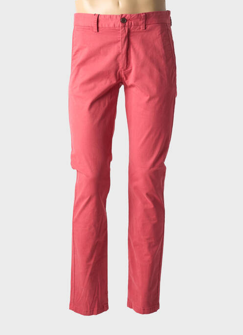 Pantalon chino tissage popeline taille normale rose CAMBRIDGE homme