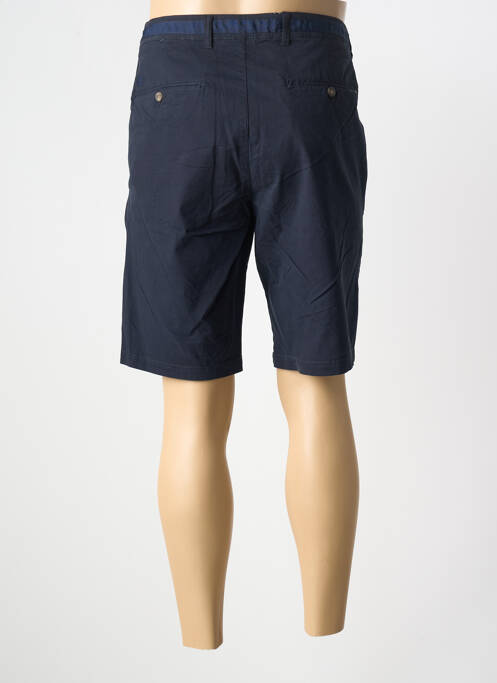 Bermuda stretch taille normale bleu CAMBRIDGE homme