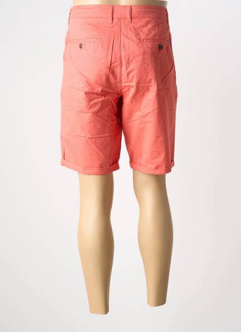 Bermuda taille à pinces taille normale orange CAMBRIDGE homme